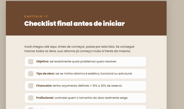 Checklist final
